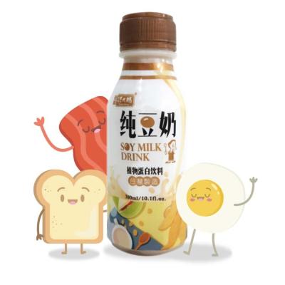 China Taiwan 300ml PP Bottle Non-GMO Soybean Milk Soy Drink for sale