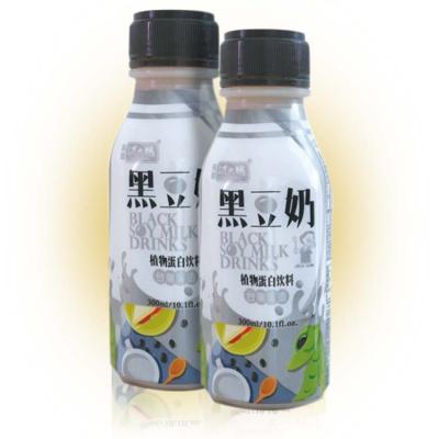 China Taiwan 300ml Natural Plastic Soft Drink Bottle Black Soy Milk Black Soybean Beverage for sale