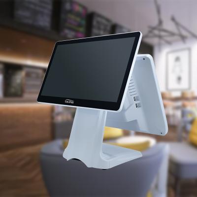 China Android Windows Dual Screen POS System 15.6 Inch Touch Screen Rfid POS All In One Cash Register System 15.6 Inch / Customization for sale