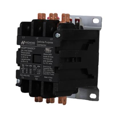 China HVAC-R Purpose Contactor 3P 20A HVAC Set DP Contactor For Air Conditioning UL CSA Listed for sale