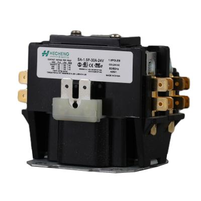 China HVAC-R UL Listed Purpose Contactor 1P+Shunt 30A DP Air Conditioner Contactor Set For HVACR Application for sale