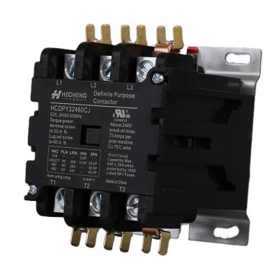 China HVAC-R 3P 60A DP Contactor Air Conditioner Contactor for HVAC Applications UL Listed for sale