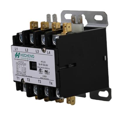 China HVAC-R UL Listed Air Conditioner Contactor 4P 30A Definite Purpose Contactor For HVAC Applications for sale