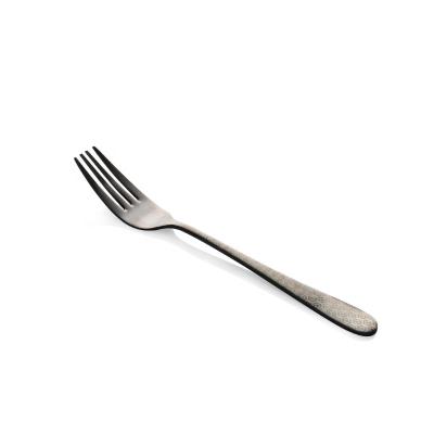 China Viable 430 Forks Laser Wholesale Dinner Fork Western Stainless Steel Tableware for sale