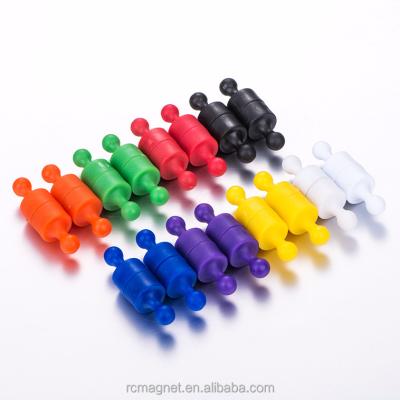 China Plastic + Pin Wholesale Office Custom Colored Card Metal 24mm Plastic Push Pins for sale