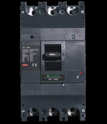 China HOORED EZC 400H MCCB 3P Molded Case Circuit Breaker EZC 400H for sale