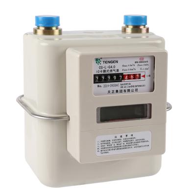 China Aluminum Alloy Steel Wall Mounted Digital Smart Gas Meter for sale