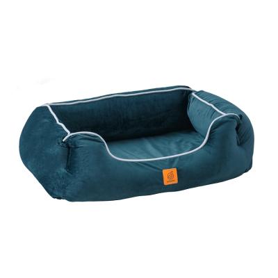 China Durable Non Sticky Washable Luxury Microfiber Warm Pet Bed for sale