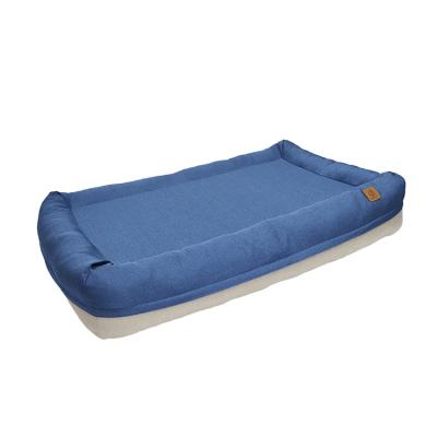 China Dog Cushion Sofa Breathable Durable Pet Supplies OEM ODM Washable Bone Lazy Pet Bed for sale