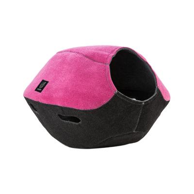 China Viable Wholesale Manufacturer OEM Soft Luxury Pet Cushion Around Cat Cave Dog Bed for sale