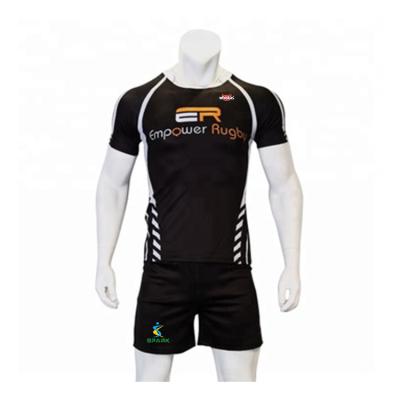 China Breathable High Quality Comfortable Men Youth Rugby Uniform for sale