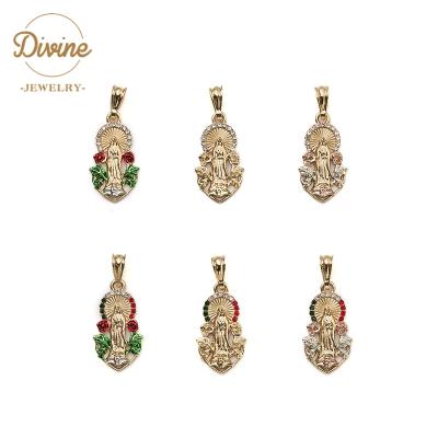 China FASHIONABLE ChinaDivine Religion Copper Metal Charms Lucky Necklace Pendant Charm for sale