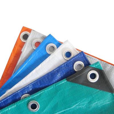 China Water Resistant Woven-Polyethylene-Tarpaulin Roof Protection PE Waterproof Tarpaulin Plastic Sheet for sale