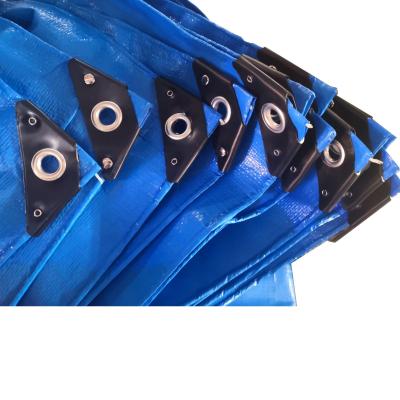 China Blue color water resistant bale packing canvas truck waterproof pe tarpaulin cover and tents for sale