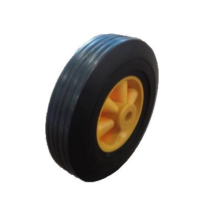 China Construction material shop 12 inch high quality solid rubber wheel for sale