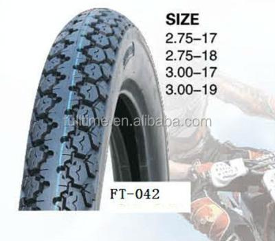 China Nature Rubber 2.70-17,2.75-17,2.75-18,3.00-17 Motorcycle Tubeless Tire for sale