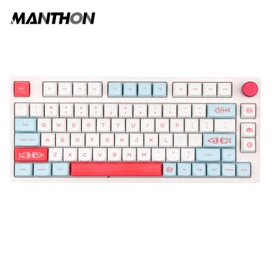 China Computer Keyboard 141 Keys Dye-Sub PBT Full Keycaps Epomaker Salmon Keycaps Set Cherry Profile For ANSI Layout For Mechanical Gaming Keyboard for sale