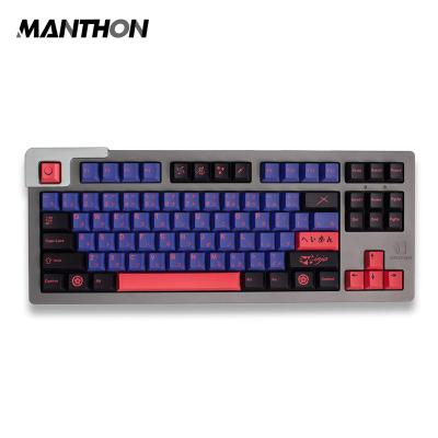 China Purple Computer Keyboard 136 Keys Ninja PBT Keycaps Cherry Profile DYE-SUB 6.25u/7u Spacebar MX Switches Mechanical Keyboard Japanese Keycaps for sale