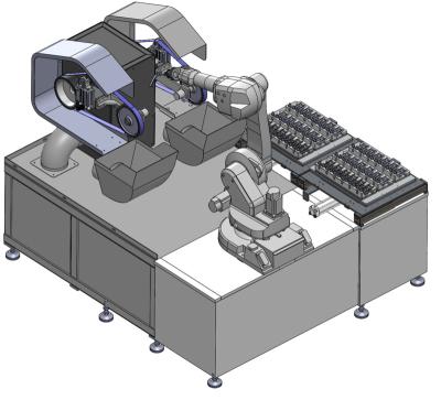 China Furniture Full automatic robotic conrtol grinding and polishing machine units for sale