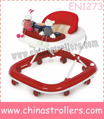 China Good Quality Fabric Baby Plastic Steel Walker With CE Certificate for sale