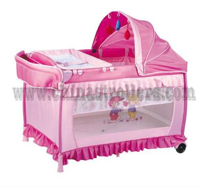 China Wholesale Good Quality Plastic Baby Playpen Baby Cribs for sale