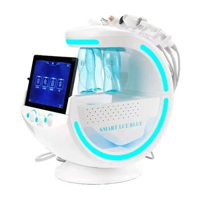 China Pigment Removal update 7 In 1 Smart Ice Blue H2o2 Hydro Oxygen Aqua Peel Hydrodermabrasion Hydro Facial Machine for sale