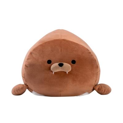 China Wholesale 3D Toys Cotton Stuffed Plush Custom Seal Cute Sea Animal Dolls for sale