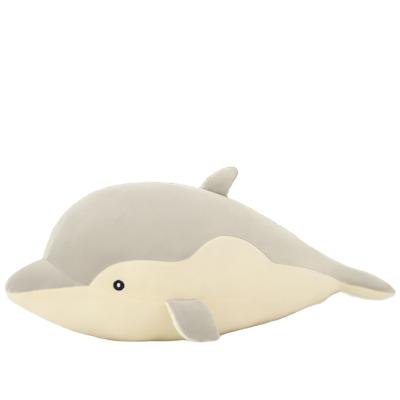 China Custom Stuffed Plush Dolphin Pillow Sea Animal Plush Toy Soft Dolphin Cushion&pillow for sale