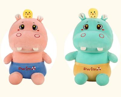 China Hot Sale Cotton Plush Toy Hippo Different Style Custom Stuffed Toy Hippo Toy for sale