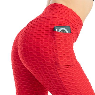 China Women Solid Color Breathable Bubble Gaiters With Honeycomb Pocket Booty Bubble Butt Gaiters Crac! crack! for sale