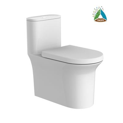 China SASO 1 Piece Toilet Bowl Siphonic Jet Flushing / Washdown for sale