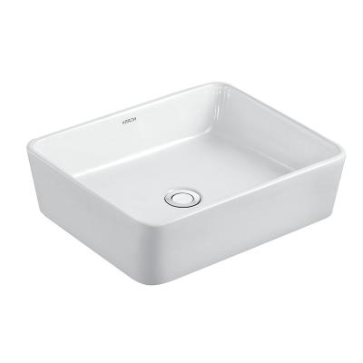 China ARROW AP439E Rectangular Ceramic Basin 460x370x133mm Counter Top for sale