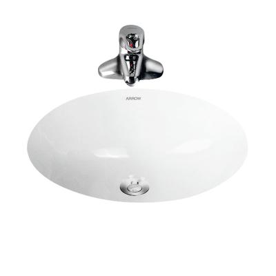 China Bathroom Under Counter Basin , Vanity Oval Round Hand Wash Sink for sale