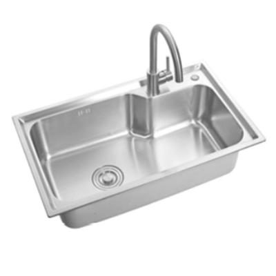 China Fregadero de cocina de acero inoxidable de ASC1L7501Y, fregadero inoxidable del solo lavabo del cortijo en venta