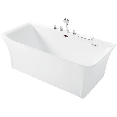 China Acrylic Freestanding Spa Bathtubs 140L 200W for Hotel Bathroom for sale