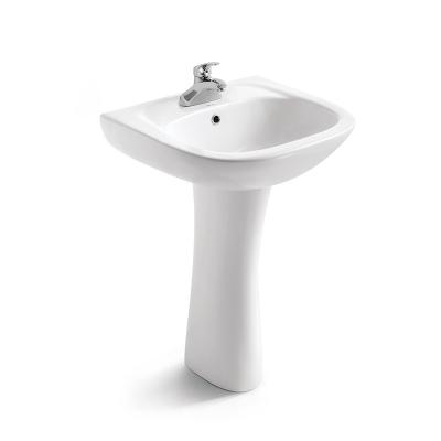 Chine Lavabo sur pied libre de la FLÈCHE FP3601, petit piédestal en céramique d'évier de salle de bains à vendre