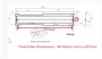 China Precise Bright Less Burrs OEM Metal Stamping Parts Aluminum Hinge For Choral Music Book for sale