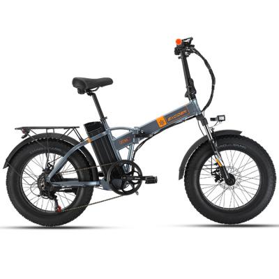 China Electric Mountain E Bike 48V 1000W Motor Aluminum Alloy High Quality Brushless Tire Snow Fat Bike 20 Inch Folding Electric Bicycle e Bike Ce for sale