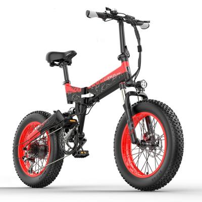 China New Aluminum Alloy CE USA Store Bike 1000W Foldable Motor Hydraulic Disc Brake E Bicycle 20 Inch Fat Tire 48V Smart Adult Electric Bicycle for sale