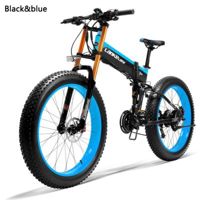 China 14.5AH 55KM/H 1000W 48V Smart E Bicycle Eu Warehouse Drop Shipping Mountain Bike Aluminum Foldable Electric Bike for sale