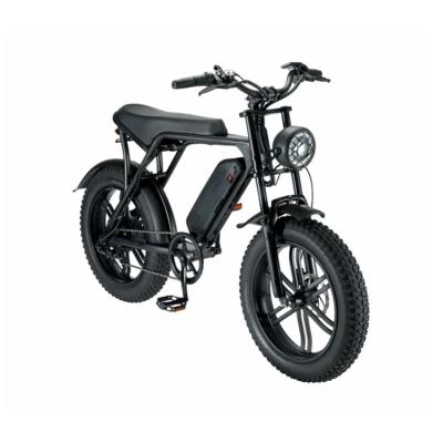 China Cheapest 48V 750W Steel Good Quality Electric Bicycle Electric Bike Fat 20 Inch Tires Electric Cheap Bicycle for sale