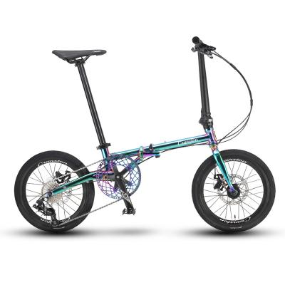 China 2022 new fashion aluminum alloy bicycle molybdenum steel light frame foldable sports seat bicycle 9 speed clutch tire non-slip bikes for sale