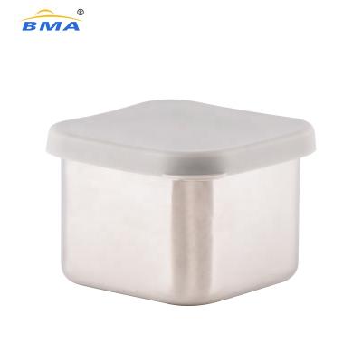 China BMA Sustainable Factory High Quality Stainless Steel Containers Food Kids Bowl With Lids For Kids for sale