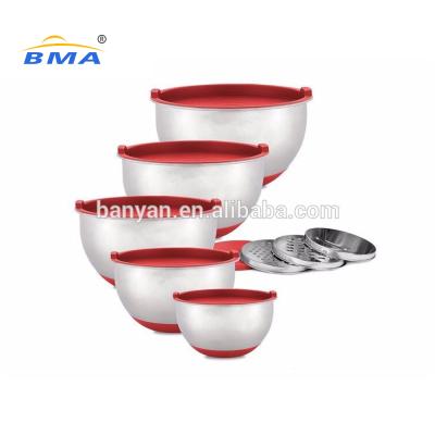 China Sustainable Manufactured Stainless Steel Mixing Bowl Salad Bowl for sale