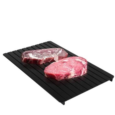 China Sustainable China Manufacturers Aluminum Defrost Quick Thawing Meat Tray Dish Defrosting Tray for sale