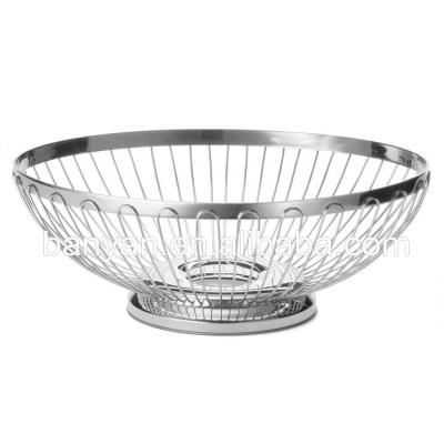 China For Bread High Quality Wholesale Kitchen Stainless Steel Kitchen Baket Good Selling Stainless Steel Basket For Fruit for sale