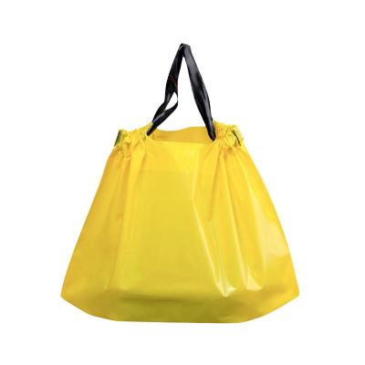 China Durable Environmental Friendly Plastic Bag Customized Recyclable LOGO Plastic Drawstring Bag PE Material Packaging Bag for sale