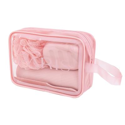 China Large Capacity PVC Durable Cosmetic Storage Bag Waterproof Storage Bag With Zipper for sale