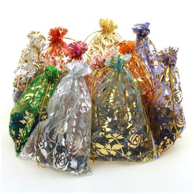 China Recyclable Cotton Color Organza Gift Bag Storage Candy Bag Multi-size Customizable Bag for sale