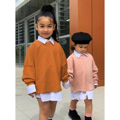 China Washable Kids Fall Clothes Little Girls Dresses Long Sleeve Baby Shirt Dresses for sale